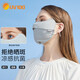 UV100冰絲防曬口罩男女春夏季防紫外線遮陽透氣護(hù)眼角面罩21564珠光灰