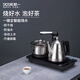 越一 燒水壺 恒溫電熱水壺 全自動上水茶盤養(yǎng)生水壺 除氯電茶壺煮茶器茶具消毒電茶爐茶具茶臺K33 0.8L
