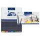 輝柏嘉（Faber-castell）油性彩鉛筆36色專業(yè)手繪美術(shù)生專用藍(lán)鐵盒彩色鉛筆Goldfaber Aqua系列114736美術(shù)生專用寫生