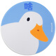 宜適酷(EXCO)啥呀 圓形鼠標墊小號女生動漫迷你型鎖包邊可愛卡通筆記本電腦辦公桌面墊子可水洗湊單9673