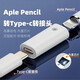 原奘  充電轉(zhuǎn)接頭適用于蘋果apple pencil一代電容筆轉(zhuǎn)接頭二代帶芯片 蘋果 手寫筆轉(zhuǎn)接頭 充電轉(zhuǎn)接頭【蘋果母轉(zhuǎn)C口母】 【不支持藍牙連接】