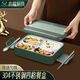 閃閃優(yōu)品飯盒304不銹鋼便餐盒上班族學(xué)生可加熱便當(dāng)盒帶餐具分餐盤 四格款【可注熱水加熱】帶筷勺