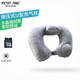 Pictet Fino百達(dá)菲諾U型枕按壓式自動充氣護(hù)頸枕便攜飛機(jī)旅行汽車午睡枕脖枕 RH80銀月灰（絨面款）