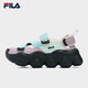FILA 斐樂官方FRAGOLA女鞋摩登涼鞋夏款厚底瑪麗珍運(yùn)動(dòng)涼鞋 粉紅沙司/淡水色-SD 39