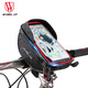 WHEEL UP自行車包手機(jī)架山地車電動(dòng)車手機(jī)固定支架前梁包運(yùn)動(dòng)騎行通用配件 黑紅