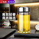 希諾單層玻璃杯2025新款商務(wù)辦公水杯男女士杯子大容量泡茶杯 XN-9187-珠光本色-390ML矮胖款