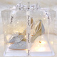 BM INS新款少女高跟鞋女18歲成年禮水晶鞋婚鞋女細跟尖頭蝴蝶結涼鞋 銀色+永恒皇冠+香水 +透明盒 36 8厘米