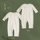 Shining Moment嬰兒連體衣新生兒長(cháng)袖哈衣衣服春夏男女寶寶滿(mǎn)月服哈衣爬服  長(cháng)袖連體衣·天使翅膀 73cm