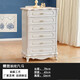 雅緣森歐式五斗柜白色雕花客廳組裝收納儲物柜臥室五斗櫥簡(jiǎn)約現代抽屜柜
