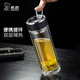 希諾（HEENOOR）玻璃杯雙層防燙耐高溫時(shí)尚便攜提環(huán)泡茶水杯男女士家用商務(wù)喝水杯 XN6777本色-手握舒適- 285ml