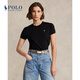 Polo Ralph Lauren 拉夫勞倫女裝 經(jīng)典款寬松版短袖針織衫RL23986 001-黑色 M