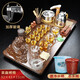 兿凡臻品 紫砂功夫茶具整套裝家用茶盤(pán)一體式全自動(dòng)燒水壺茶壺茶臺茶杯