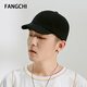 Fangchi鴨舌帽男短帽檐ins網(wǎng)紅韓版百搭街頭四季潮牌棉質(zhì)日系潮人棒球帽 BQM-325黑色 M 56-59cm