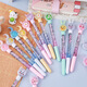 翼雙飛ins少女心亮片入油流沙筆創(chuàng  )意中性筆水性筆炫彩魔法棒水晶液體流沙仙女筆開(kāi)學(xué)禮生日開(kāi)圣誕節禮品 混批10支 0.5mm