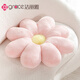 潔麗雅（grace）ins風太陽花抱枕沙發(fā)客廳花朵飄窗靠墊花瓣靠背現(xiàn)代床頭靠枕 草莓粉【八瓣】 花朵坐墊60cm