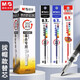 晨光文具0.7mm中性筆芯子彈頭簽字筆芯商務(wù)辦公專用水筆筆芯加粗筆芯 【拔帽款】黑色筆芯 20支裝MG6128