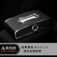 車(chē)載紙巾盒高檔皮質(zhì)多功能創(chuàng  )意車(chē)用抽紙盒中控臺可用于座椅扶手箱遮陽(yáng)板可掛式 經(jīng)典黑色【高配版】帶鐘表，紙巾+防滑墊