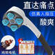 燁華（YEHUA） 燁華（YEHUA)大力度四頭按摩器手持多功能腰椎肩頸儀腿部振動(dòng)捶打腰肌勞損電動(dòng)錘 銀灰色