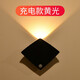 以典智能人體感應(yīng)燈led過道家用充電式自動聲控光控樓道走廊壁燈 魔鬼魚人體感應(yīng)燈-1200毫安電池 白光