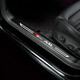 颶達適用于奧迪A4L汽車(chē)門(mén)檻條防踩貼車(chē)門(mén)邊迎賓腳踏板防踩踏防護貼 17-25款【內置門(mén)檻】4片