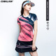 CORALIAN韓國進(jìn)口可萊安女款速干羽毛球服網(wǎng)球服乒乓球服圓領(lǐng)套裝短袖1168 女套裝 2168+6052褲裙 L