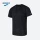 布魯克斯（BROOKS）男女透氣輕薄百搭簡(jiǎn)約舒適短袖跑步運動(dòng)上衣T恤 男款 黑 L