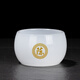 瓷牌茗茶具 白玉琉璃茶杯個(gè)人專(zhuān)用品茗杯家用主人杯可定制功夫茶具 白玉琉璃《禪定杯》定制百家姓