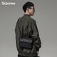 Subcrew2020新款潮牌斜挎包男士暗黑潮流小方包休閑信封包黑單肩挎包