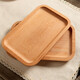 佳億廚連日式木盤(pán)子長(cháng)方形實(shí)木盤(pán)櫸木托盤(pán)餐盤(pán)茶盤(pán)水果糕點(diǎn)盤(pán)下午茶咖啡盤(pán) 長(cháng)方形木碟子