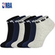 NBA夏季船襪薄款短襪男士淺口不掉跟棉襪子休閑運動(dòng)無(wú)骨親膚6雙裝