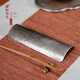 斑錫·龍純錫點(diǎn)梅茶則一修作品茶道配件手工一體鍛打成型中式復(fù)古