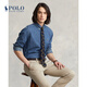 Polo Ralph Lauren 拉夫勞倫 男裝 經(jīng)典版型牛仔布襯衫RL13831 410-海軍藍 M (偏大)