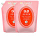 保寧（B&B） 進(jìn)口柔順劑補(bǔ)充裝1300ml*2袋 嬰兒衣物柔軟劑寶寶內(nèi)衣防靜電韓國(guó) (柔順劑2袋組合裝)