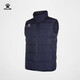 KELME /卡爾美 運(yùn)動(dòng)棉馬甲男新款足球訓(xùn)練棉馬夾加厚保暖坎肩跑步棉服 深藍(lán)色【后背無LOGO】 3XL