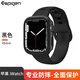 Spigen新品適用于Apple watch9 8\7 保護(hù)殼 蘋果iwatch7代 保護(hù)套貼合硬殼 Watch9/8/7代45mm 【經(jīng)典黑】
