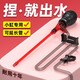 老漁匠老漁匠小型魚缸換水神器手動小缸抽水泵洗沙魚屎吸便器桌面缸吸水 迷你換水器帶軟管2m適用迷你魚缸