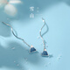 蘇十六925銀雪山耳線(xiàn)流蘇耳環(huán)小眾設計耳釘銀耳飾品生日禮物送女友老婆 雪山流蘇耳線(xiàn)一對