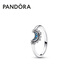 潘多拉（PANDORA）日月同輝戒指情侶對戒男女同款教師節禮物 藍月戒指 56MM（建議120-130斤）