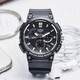 卡西歐（CASIO）男表  學生運動手表 多功能雙顯電子表 防水夜光石英表 夜光指針MCW-200H-1A
