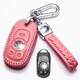 馬洛克2023款別克君威鑰匙套全新君威車(chē)鑰匙扣包高檔真牛皮專(zhuān)用男女GS殼 A款 粉色【17-23款專(zhuān)用】