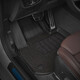 3W適用TPE汽車(chē)腳墊寶馬X3Lix3專(zhuān)車(chē)專(zhuān)用進(jìn)口X4IX防水X1原車(chē)iX1橡膠墊 寶馬X4腳墊+毯面/18-24款