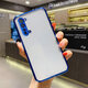 豆圖oppoReno3手機殼透明opreno3pro電鍍軟套opporneo3女款 Reno3*深海藍+鋼化膜