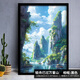 BURJUMAN拼圖10000片帶邊框大型國(guó)風(fēng)拼圖2000片帶相框可掛墻地獄級(jí)高難度 巨幅1米長(zhǎng)配黑色相框]輕舟已過(guò)萬(wàn)重山