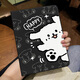 格瑩 適用小米平板7/7pro保護殼11英寸輕薄防摔新款RedmiPadPro保護殼pad6spro卡通個(gè)性全包硅膠軟殼 書(shū)本款【經(jīng)典黑】P024歡樂(lè )小白+壁紙 小米平板7-7 Pro(11.2英寸)