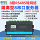 智嵌物聯(lián)485串口轉以太網(wǎng)服務(wù)器模塊MQTT 8路串口轉網(wǎng)口HTTP工業(yè)級modbusrtu轉tcp GW1800FM  8路RS485（帶隔離）