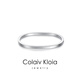 Colaivkloia情侶手鐲男女款鈦鋼手環(huán)素圈滿天星時(shí)尚手飾品生日禮物送男女友 TC0318-銀色素圈 M碼【131-155斤】