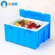 暖冰熊60L80L外賣送餐保溫箱擺攤戶外33L-45L食品級(jí)內(nèi)膽塑料泡沫保鮮箱 60L藍(lán)色卡扣款