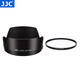 JJC 相機(jī)遮光罩 適用于佳能EF 50mm F1.8 STM鏡頭 替代ES-68 200DII二代 90D 850D 5D4小痰盂三代配件 蓮花遮光罩+49mmUV濾鏡