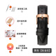 dw真皮手表帶黑色紅色男女原裝配件14 18 20 mm牛皮復古通用表鏈 原裝真皮【黑色-玫瑰金扣】 寬度18mm