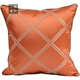 茗芮居高檔輕奢華沙發(fā)靠墊套含芯美式現代簡(jiǎn)約客廳沙發(fā)抱枕枕套腰枕歐式 A0337桔色 高精密 45*45抱枕 含芯